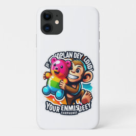 Capa Para iPhone 11 Capa de iPhone / iPad do Macaco da Confiança Calma