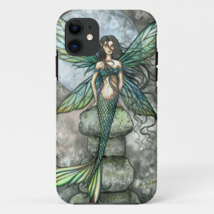 Capa Para iPhone 11 Capa de iPhone Verde da Sereia Fada