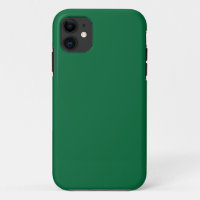 Capa de iPhone Verde Matte | Luxo Minimalista