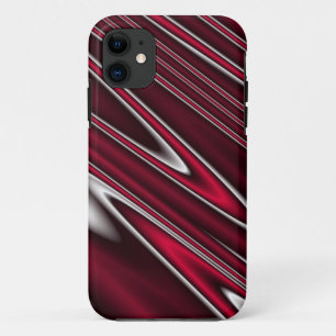 Capa Para iPhone 11 Capa de iPhone Vermelha Ondulada