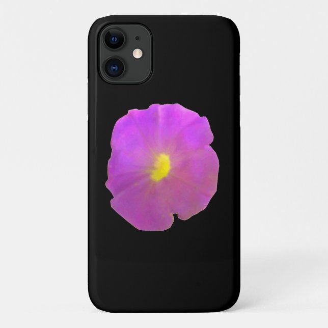 Capa Para iPhone 11 Capa iphone 3 de Petunia roxa (Verso)
