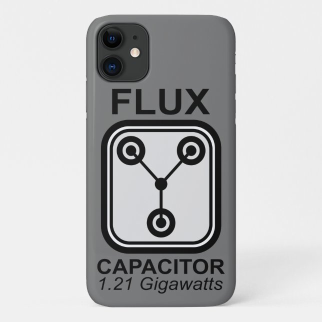 Capa Para iPhone 11 Capacitor FLUX 1,21 Gigawatts (Verso)