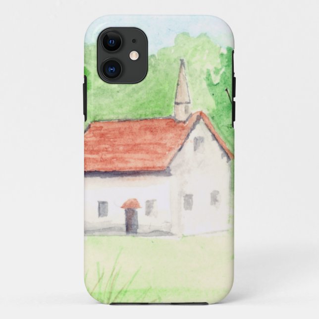 Capa Para iPhone 11 Capela Rural (Verso)