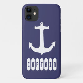Capa Para iPhone 11 Capitão Âncora Mar Oceano Vela