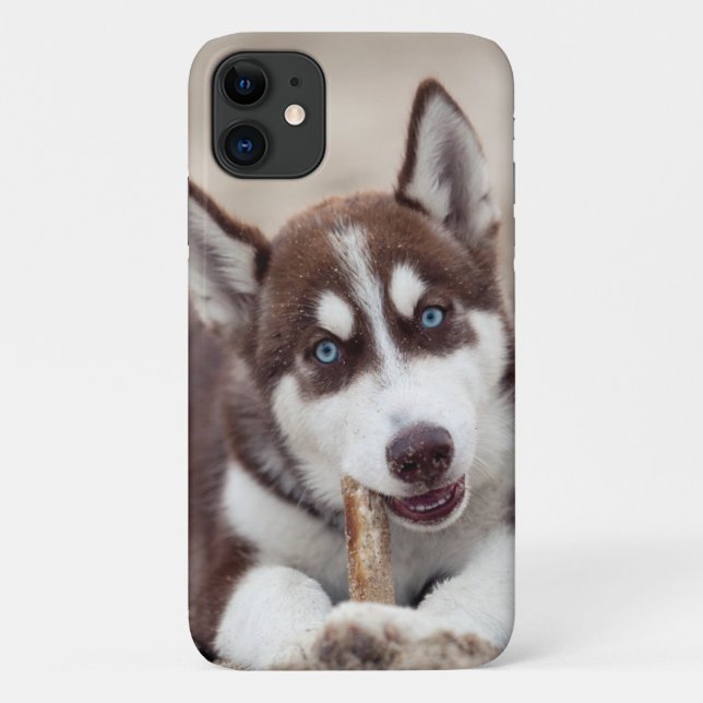 Capa Para iPhone 11 Capoeira Siberiana na praia (Verso)