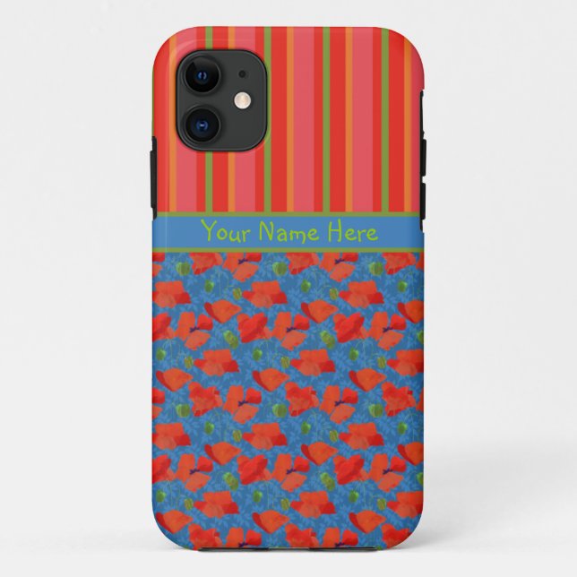 Capa Para iPhone 11 Cápsulas escarlatadas e estrias iPhone 5/5s (Verso)