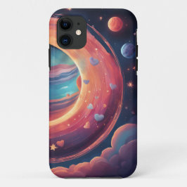 Capa Para iPhone 11 💖 🌠 "Capturado em sua órbita"