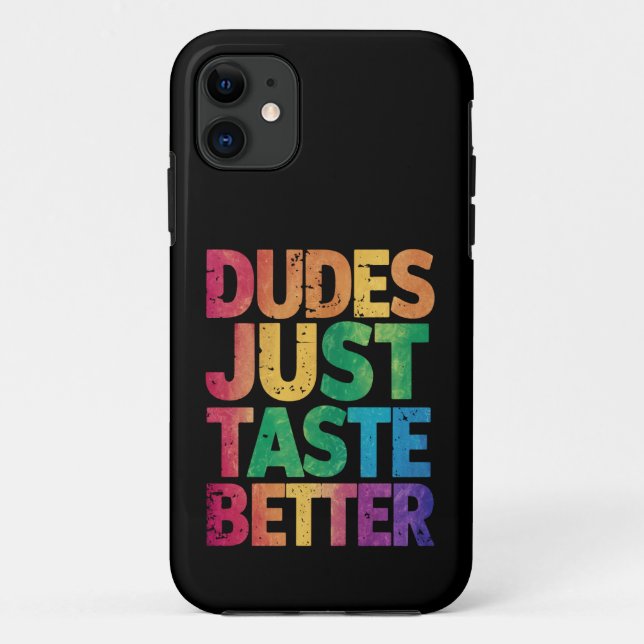 Capa Para iPhone 11 Cara, apenas provem melhor Orgulho gay (Verso)