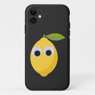 Capa Para iPhone 11 Caractere Lemon, fruta doce com olhos malvados