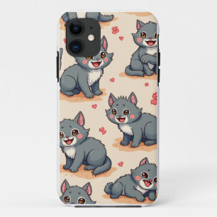 Capa Para iPhone 11 caráter animal fofo