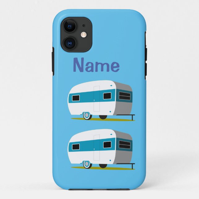 Capa Para iPhone 11 Caravana Camper RV Thunder_Cove (Verso)