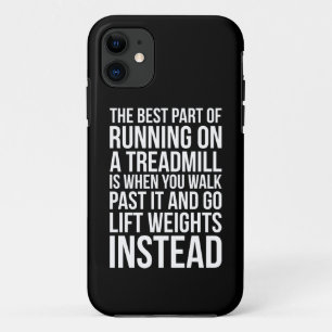 Capa Para iPhone 11 Cardio, Esteira de Treadmoagem em Execução vs Leva