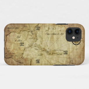 Capa Para iPhone 11 Caribe - mapa antigo...