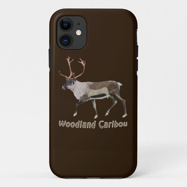 Capa Para iPhone 11 Caribu-da-Floresta (Verso)