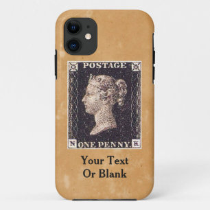 Capa Para iPhone 11 Carimbo de Penny Black