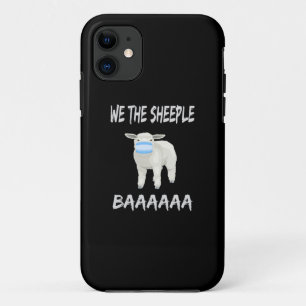 Capa Para iPhone 11 Carneiros de máscara engraçada máscara de ros