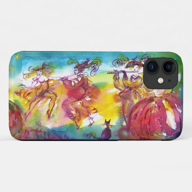 Capa Para iPhone 11 CARNIVAL NIGHT / Mascarada veneziana,Dance Music (Verso (horizontal))