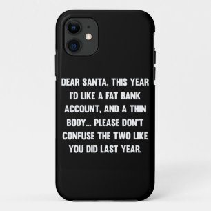 Capa Para iPhone 11 Caros Papais noeis, este ano eu gostaria de uma co