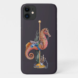 Capa Para iPhone 11 Carousel Seahorse