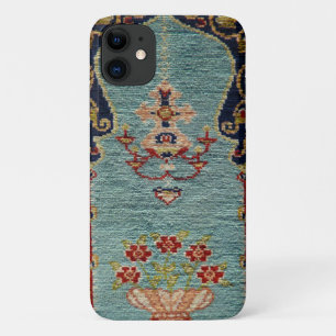 Capa Para iPhone 11 Carpete turco antigo de tapete de Kilim