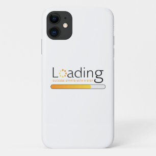Capa Para iPhone 11 Carregamento - O sucesso começa com uma etapa
