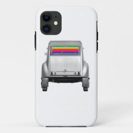 Capa Para iPhone 11 Carro + arco-íris