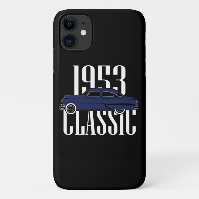 Capa Para iPhone 11 Carro Clássico 1953 (Verso)