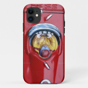 Capa Para iPhone 11 Carro de corrida para brinquedos da Red Vintage