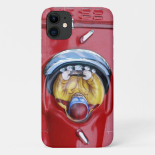 Capa Para iPhone 11 Carro de corrida para brinquedos da Red Vintage ti