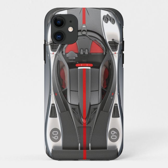 Capa Para iPhone 11 Carro desportivo 09 (Verso)