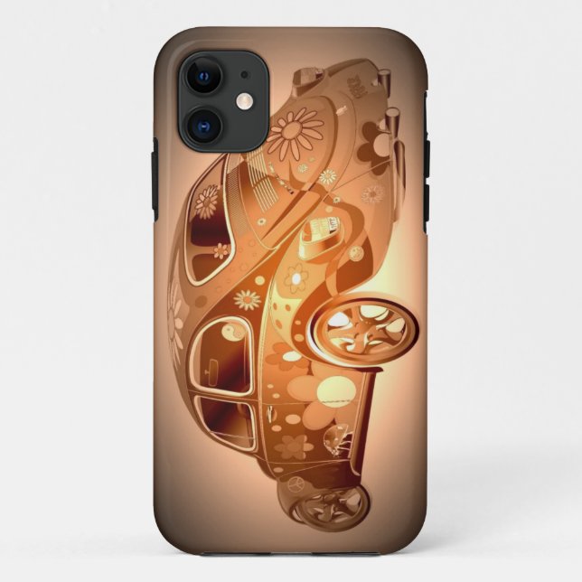 Capa Para iPhone 11 carros velhos (Verso)