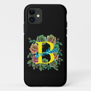 CAPA PARA iPhone 11 CARTA PERSONALIZADA DO IRMÃO FLORAL