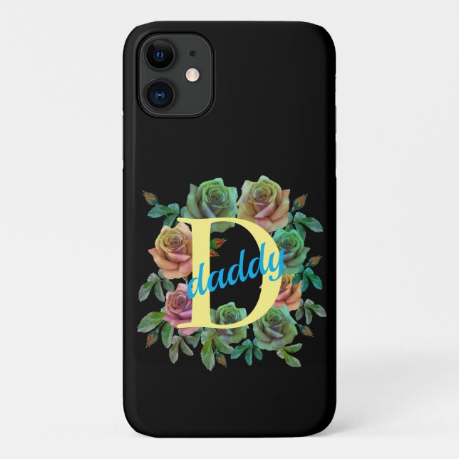 CAPA PARA iPhone 11 CARTA PERSONALIZADA DO PAI FLORAL (Verso)