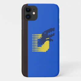 Capa Para iPhone 11 Cartão Azul Digimon Tamers
