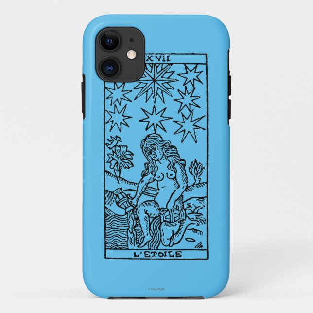 Capa Para iPhone 11 Cartão de Tarot: As estrelas (Verso)