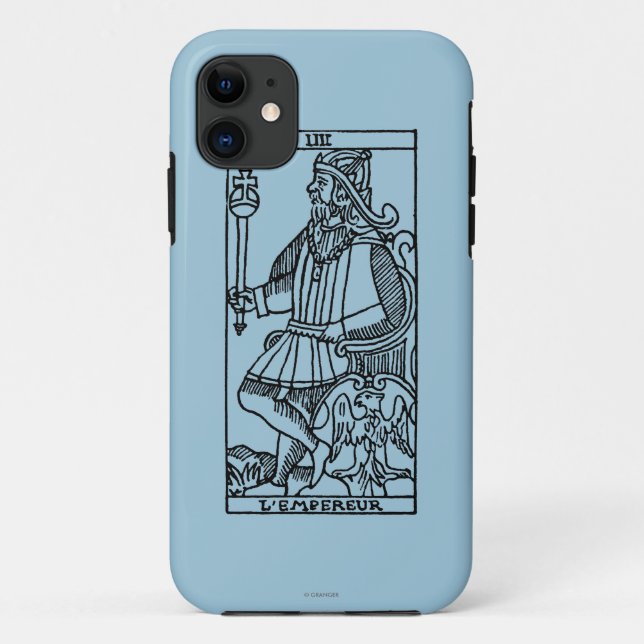 Capa Para iPhone 11 Cartão de Tarot: O imperador (Verso)