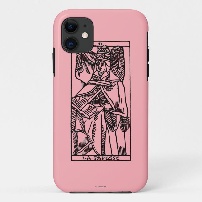 Capa Para iPhone 11 Cartão de Tarot: O Popess (Verso)