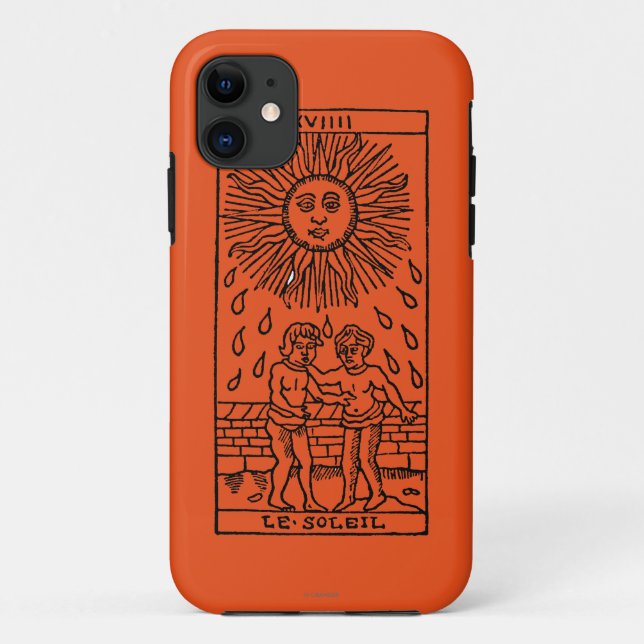 Capa Para iPhone 11 Cartão de Tarot: The Sun (Verso)