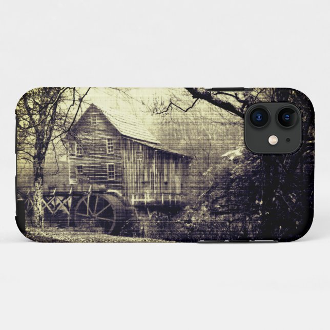 Capa Para iPhone 11 Cartão-postal Vintage Waterroda (Verso (horizontal))