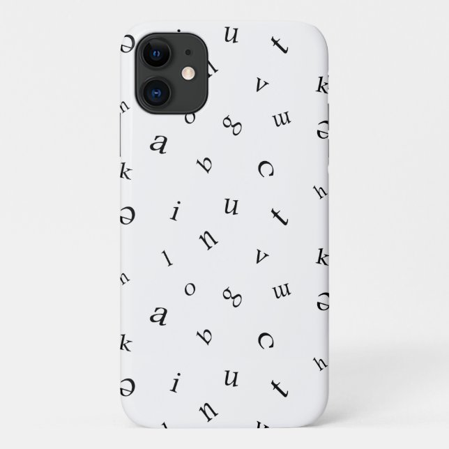Capa Para iPhone 11 Cartas (Verso)