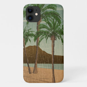 Capa Para iPhone 11 Cartaz com Dificuldades na praia de Waikiki