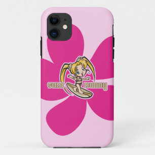 Capa Para iPhone 11 Cartografia da surf Bunny Surfer Girl