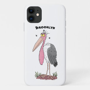 Capa Para iPhone 11 Cartoon engraçado marabou