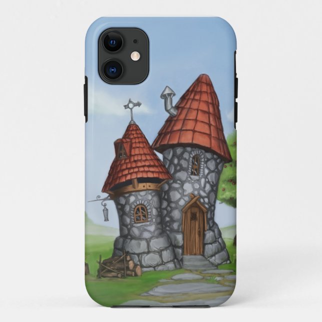 Capa Para iPhone 11 casa de fantasia (Verso)