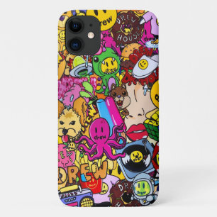 Capa Para iPhone 11 casa desenhada