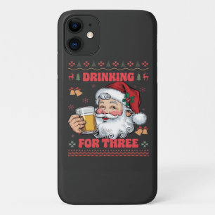 Capa Para iPhone 11 Casal Papai Noel Natal