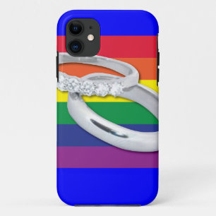 Capa Para iPhone 11 Casamento Lésbico gay