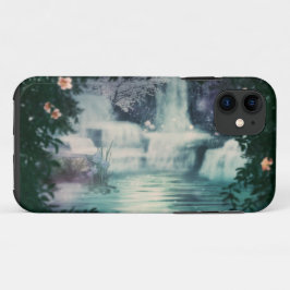 Capa Para iPhone 11 Cascata de queda de água fantasia