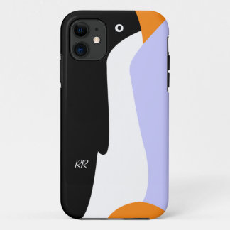 Capa Para iPhone 11 Case mate bonito do iPhone 5 do pinguim de