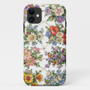 Capa Para iPhone 11 Case mate iPhone5 floral do vintage mal lá